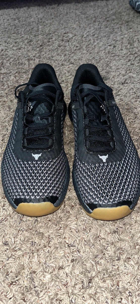 Under Armour TriBase Reign 4 Project Rock Shoes Black Men display picture 1