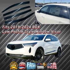 Fits Acura RDX 2019-2024 Window Vent Visors Deflector Rain Bug Guards Protectors