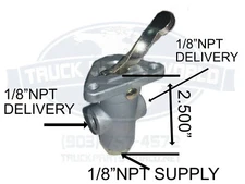 TW-1 Lever Operated Control Valve (Replaces Bendix 229635) 