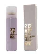 212 VIP by Carolina Herrera 5.1 oz Deodorant Perfume Spray for Women Brand New