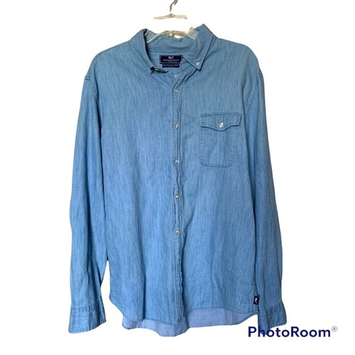 Vineyard Vines Chambray Crosby Cotton 