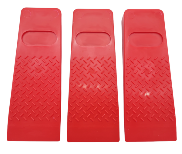 3 X FäLlkeil 200X75X25Mm Keile Aus Kunststoff Forst ZubehöR FäLlheber Forstkeil-image