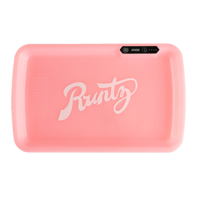 LED Rolling Glow Light Up Tray Rechargeable USB-C Newest Version Pink