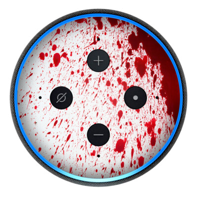 Vinyl Decal Skin for Amazon Echo Dot 3rd Gen Blood Splatter Dexter