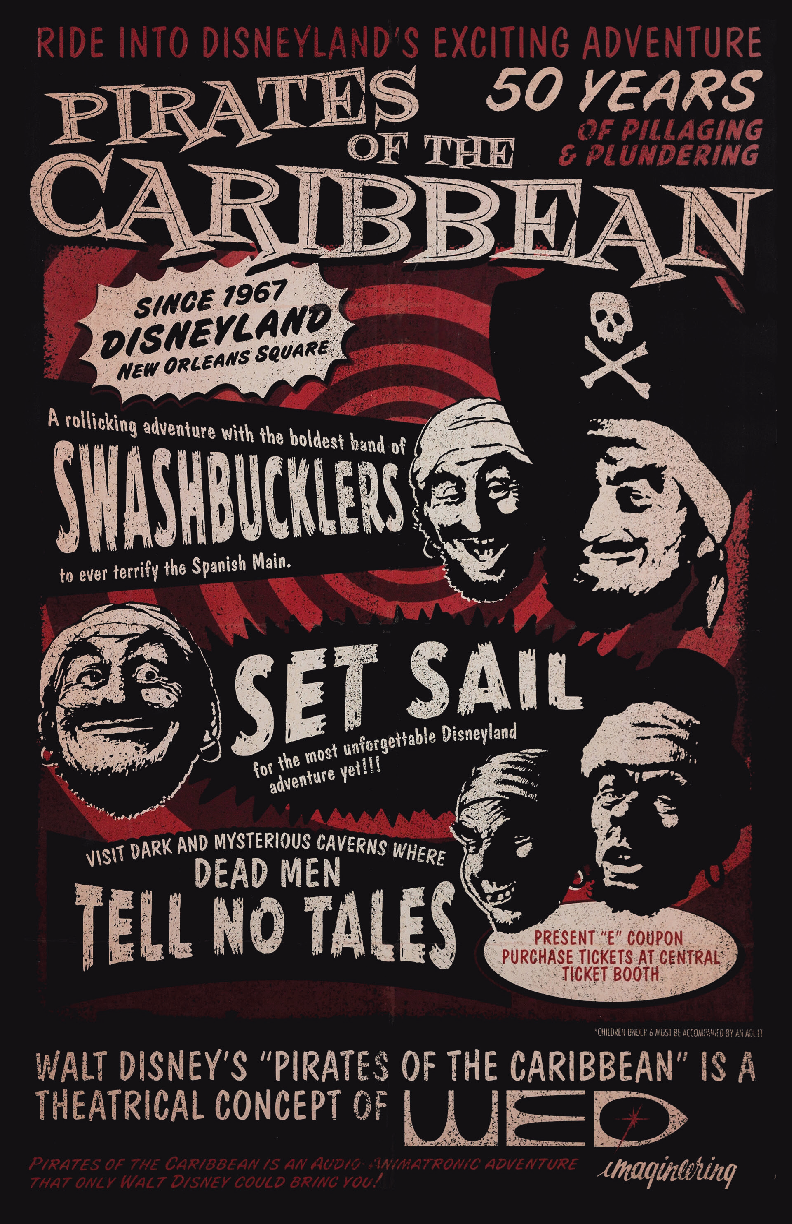 Disney Pirates of the Caribbean 13x19 Satin Poster Art Print  