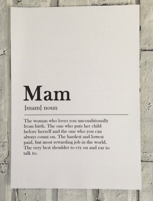 Mam A4 Größe Definition Druck Poster Kaufen Sie 3 Drucke und erhalten Sie 4. Druck kostenlos