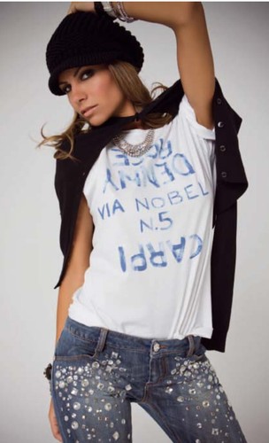 jeans denny rose Taglia M Con Applicazioni Gioiello | eBay