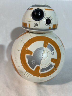 DISNEY STORE Star Wars BB-8 Astromech Droid Sound Lights 9.5'' Rolling Toy TESTED