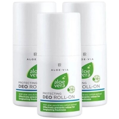 3 pcs x LR Aloe Via Vera Protecting Deo Roll-On 1.7oz 50ml Deodorant | eBay