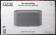 FOR PARTS - IHOME IW2 WITH AIRPLAY WIRELESS AUDIO SYSTEM - IW2SVC