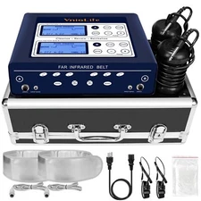 Ionic Foot Bath Detox Machine, Dual Foot Detox Machine for 2 Users with Heati...