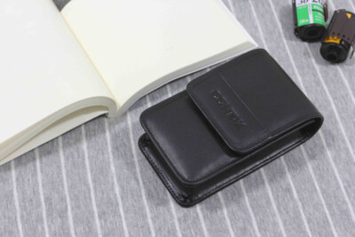 Leather Camera Case Pouch Protective Bag Black For Contax TVS3 TVS2 TVS1 T2 T3