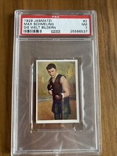 1929 Max Schmeling Josetti Series 67 Jasmatzi Die Welt In Bildern RC PSA 7