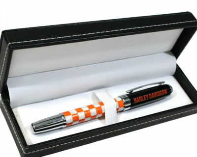 Harley-Davidson  Checkered Black Ink Pen w/ Black Gift Box