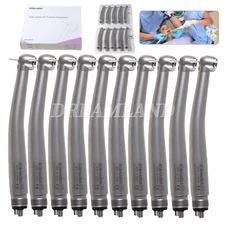 10 Pcs Sale High Speed Handpiece Standard Head Push Button 4 Holes Air Turbine