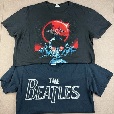 The Weeknd Beatles Shirt Bundle Men M Black After Hours Tour Band Graphic Tee