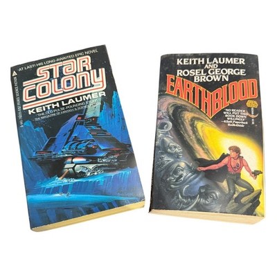 Star Colony Keith Laumer Ace Science Fiction Book 1981 Earthblood Baen Books 87