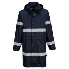 Image of Portwest Iona Rain Jacket 100cm Waterproof Reflective F437