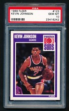 1989-90 Fleer Kevin Johnson Rookie Card #123 PSA 10 GEM MINT Suns RC BEAUTY!. rookie card picture