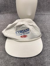 VINTAGE KC Corian DuPont Hat Cap Men One Size White Snapback Vintage Advertising