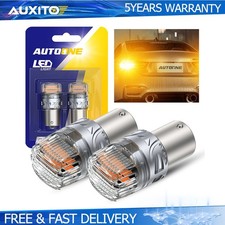 Autoone 1156 Led Turn Signal Light Bulbs Amber Yellow Anti Hyper Flash Canbus X2