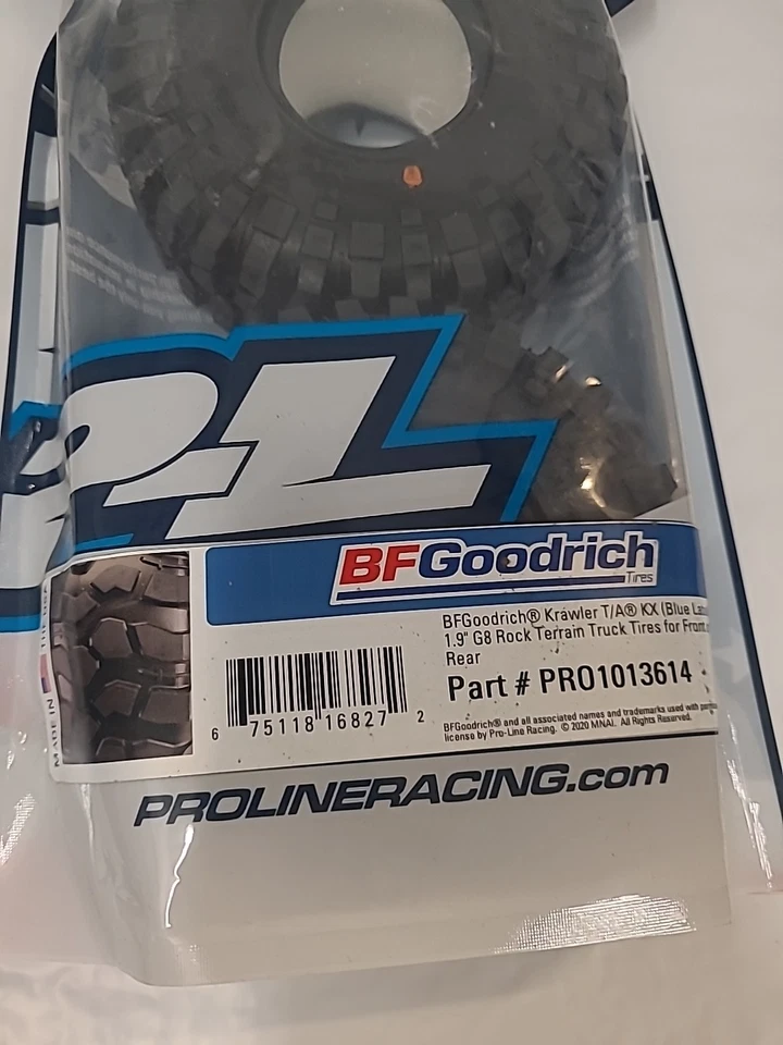 Pro Line 10136-14 BFGoodrich Krawler T/A KX 1.9" Rock Crawler Tires G8 w Foam HH - Image 2 of 4