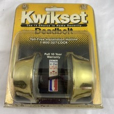 Kwikset Double Cylinder Deadbolt Made In USA NOS For Most Doors 1 3/8 - 1 3/4โ