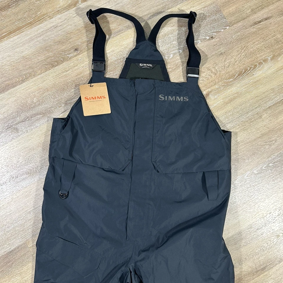 New SIMMS Challenger Fishing Bib Black Waterproof Mens XL - Image 2 of 4