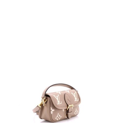 Louis Vuitton Diane NM Handbag Bicolor Monogram Empreinte Giant