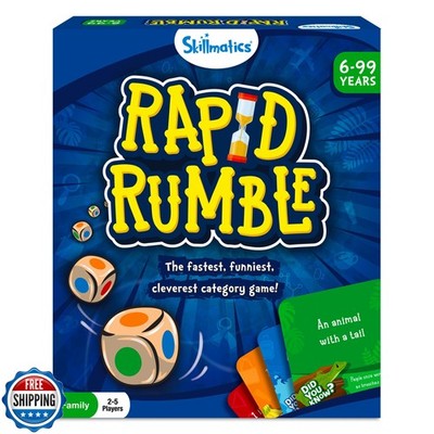 Skillmatics Rapid Rumble - Fast-Paced Board Game, Educational Toy