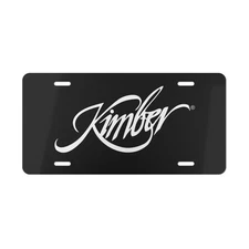 Kimber Guns Military Car Front License Plate Tag Vanity Auto Metal Aluminum