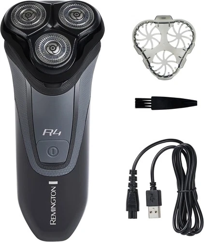 Remington R4 Rotary Shaver Men Flexing Tech& Sensitive Skin Rechargeable Wet/Dry