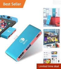 4K TV Docking Station for Nintendo Switch/OLED 3-in-1 USB C HDMI Adapter