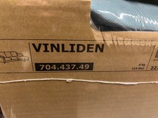 Ikea VINLIDEN Bezug für 3er Sofa mit Recamiere Hakebo helltürkis 704.437.49 NEU