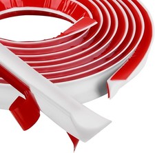 L-Shaped Quadrant Trim, Flexible Laminate Beading Self Adhesive Rubber Wall Cor