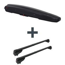 Dachbox G3 Arjes 280 + Dachträger G3 Clop infinity für Alfa Romeo Stelvio 949 FP