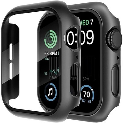 Apple Watch Glas Displayschutz Case Cover 38 40 41 42 44 45mm UK