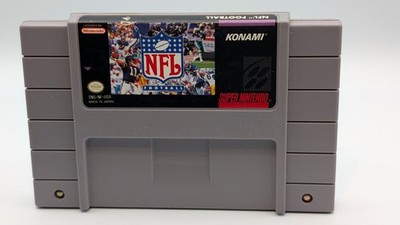 NFL Football (Super Nintendo Entertainment System, 1993) Tested 