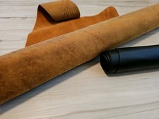 3-4oz SADDLE TAN SMOOTH SEMI OIL TAN FULL GRAIN LEATHER HIDE PANEL,SHEET 19 sq