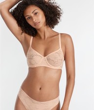 New Women's NATORI 724320 Cameo Rose Levitate Unlined Underwire Bra Size 30D