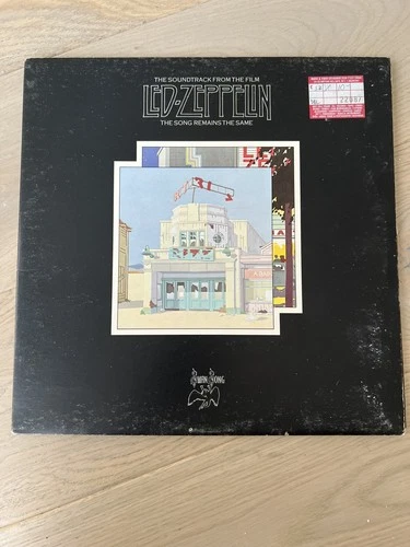 Led Zeppelin The Song Remains The Same 1976 X2 Vinyl With Attached Booklet SSK89