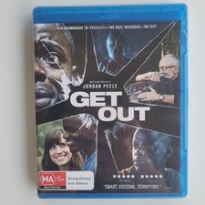 Get Out - Brand New Sealed Region B Blu-Ray - Jordan Peele - Horror Movie