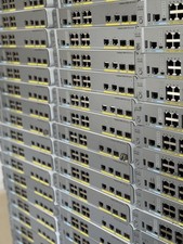 Lot Of 25 - Cisco Catalyst WS-C3560CX-8PC-S Managed Switch 8 PoE Port 