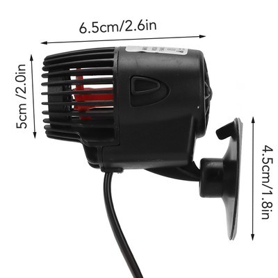 US Plug 110V Aquarium Wave Maker 360 ° Einstellbare Ultra Quiet Fish Tank P CU