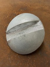 Master Halco #015911 — 1⅝-inch Galvanized Malleable Mushroom Gate Center Stop