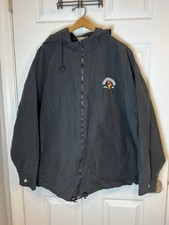 Walt Disney World Winnie the Pooh Coat Men  s XXL Vintage Jacket Light Hooded