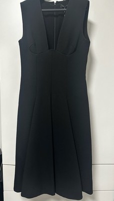 Versace Midikleid schwarz