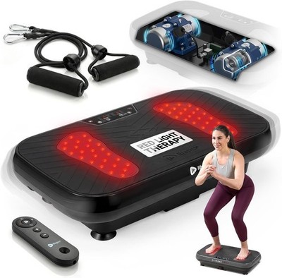 Lifepro VibraRed Vibration Plate Exercise Machine - Black(OpenBox)
