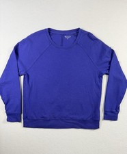 Athleta Women s Crewneck Sweatshirt Blue Size M