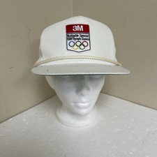 Vintage 3M Worldwide Sponsor 1988 Olympic Games Snapback Trucker Hat